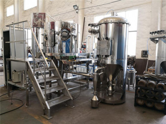 مقیاس خلبان 10kg / H اسپری چرخه بسته اسپری خشک