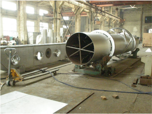 هشدار بیش از حد دما 200TPH Rotary HZG Conduction Dryer
